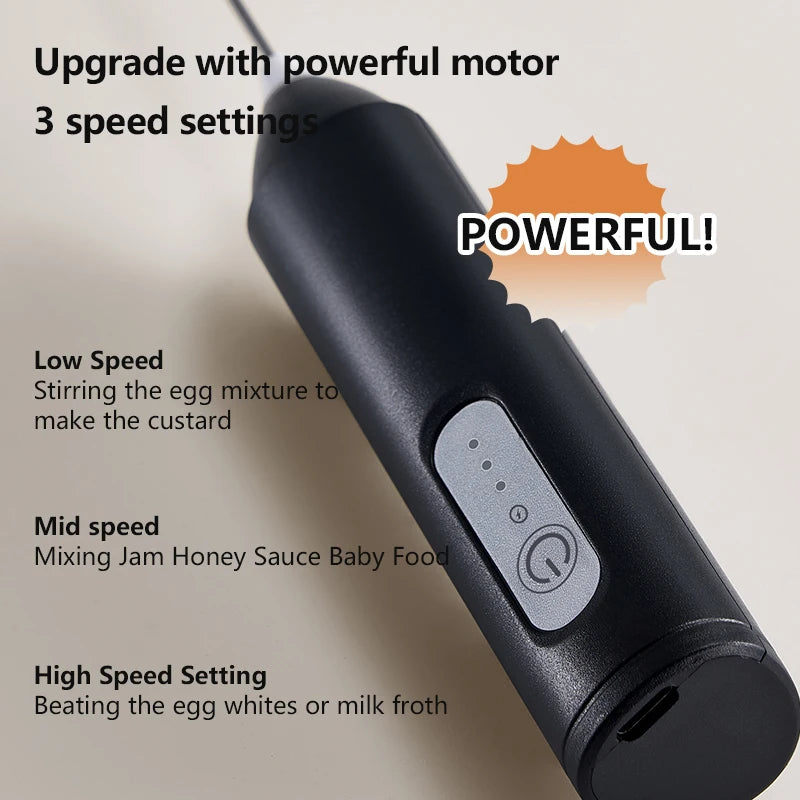 3-Speed Milk Frother